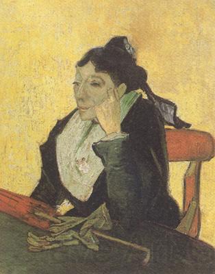Vincent Van Gogh L'Arlesienne:Madame Ginoux wtih Books (nn04) Germany oil painting art